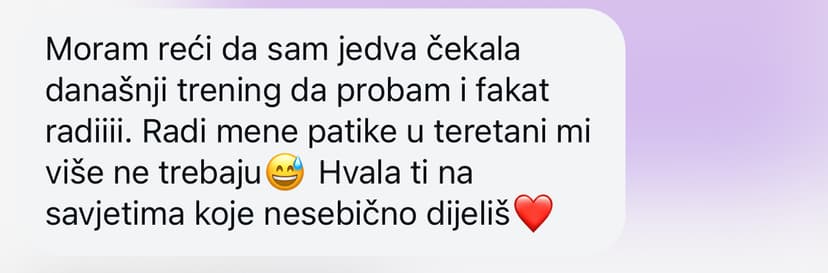 DM poruka klijentice