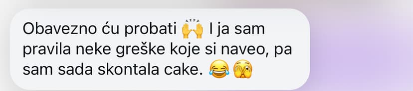 DM poruka klijentice