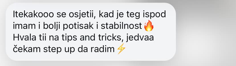 DM poruka klijentice