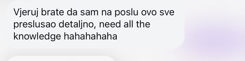 DM poruka klijentice