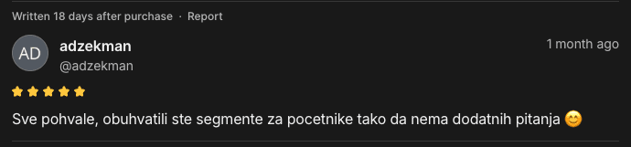 Recenzija klijentice