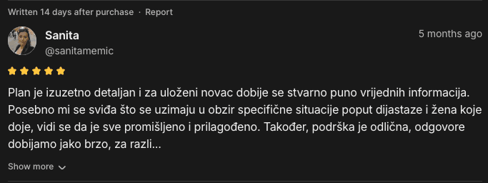 Recenzija klijentice